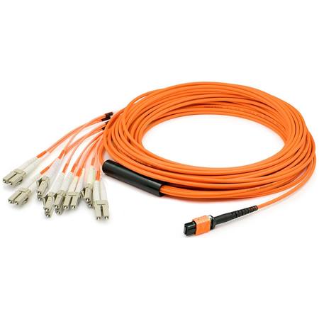 ADD-ON This Is A 9M Mpo (Female) To 8Xlc (Male) 8-Strand Orange Riser-Rated ADD-MPO-4LC9M6MMF